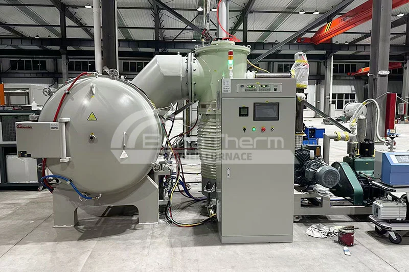 A Vacuum Brazing Furnace with Stainless Steel Chamber Shipped to a University in Chile
