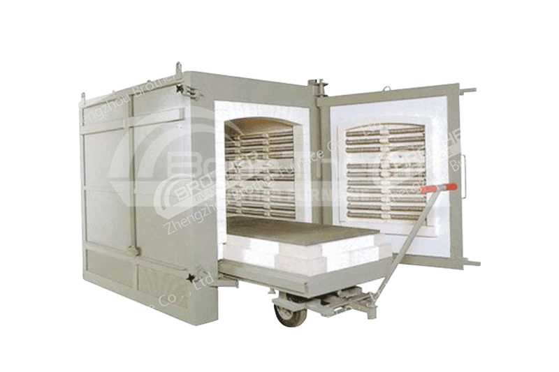 Industrial Bogie Hearth Muffle Furnace